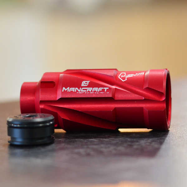 czerwony Mancraft HPA Airsoft Mjolnir Amplifier