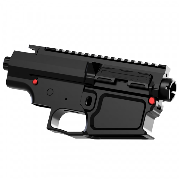 Mancraft SR-25 body Mancraft HPA Airsoft with red parts
