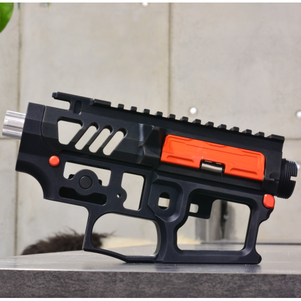 M4 - AR15 Skeleton body Mancraft HPA Airsoft red