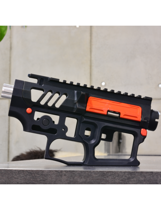 M4 - AR15 Skeleton body Mancraft HPA Airsoft red