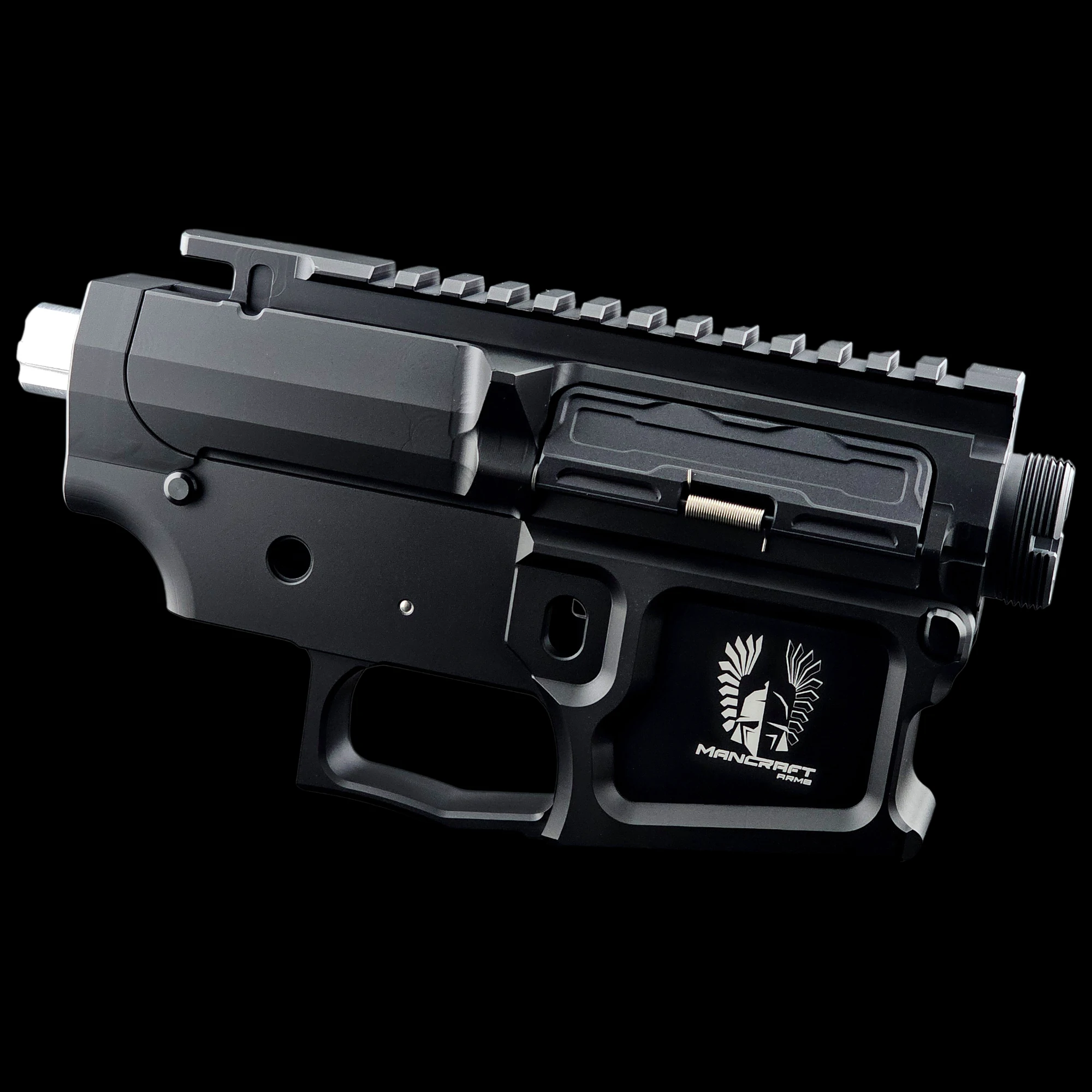 トイガン Mancraft M4-AR15 CNC Sekeleton upper Mancraft CNC M4/AR15 Receiver Set 7075-T6 TM & MilSpec AEG & HPA