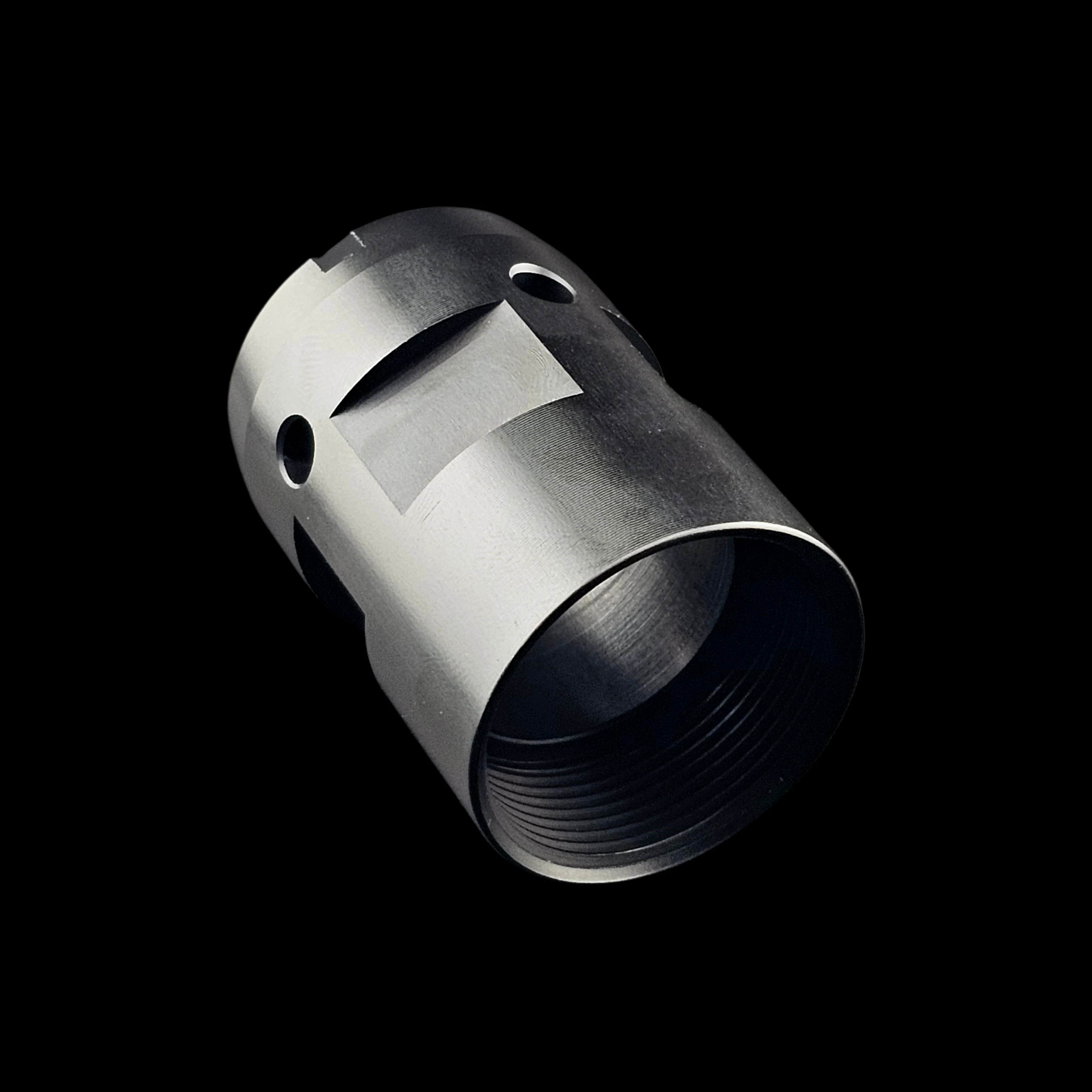 CNC Mil-Spec Barrel Nut 7075-T6 | Hardcoat Black for AR Platform