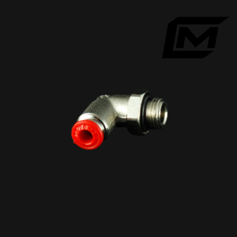 Złączka wtykowa kątowa 4mm G1/8" Mancraft Airsoft