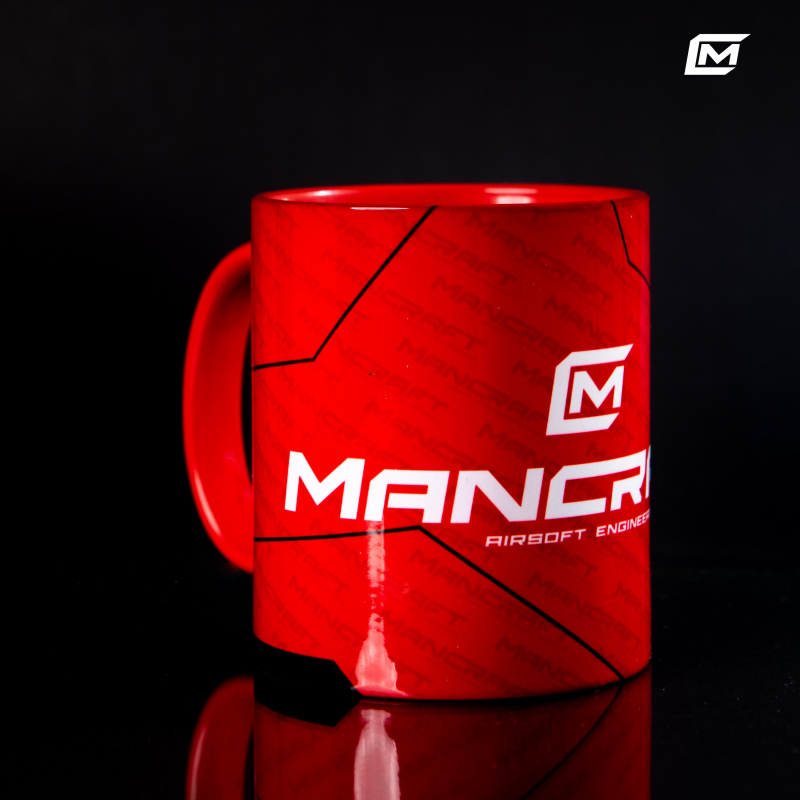 Genuine Mancraft airsoft mug with logo Red