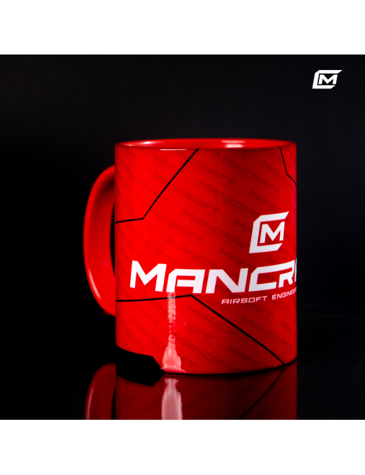 Genuine Mancraft airsoft mug with logo Red