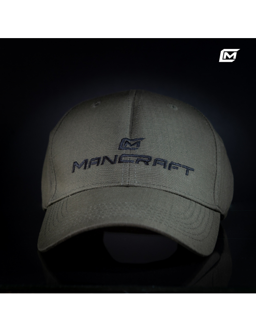 Genuine Mancraft ripstop hat with logo.